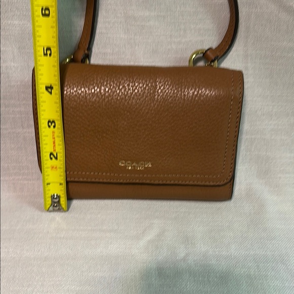 Coach Brown Leather Crossbody Bag - Picture 8 of 9